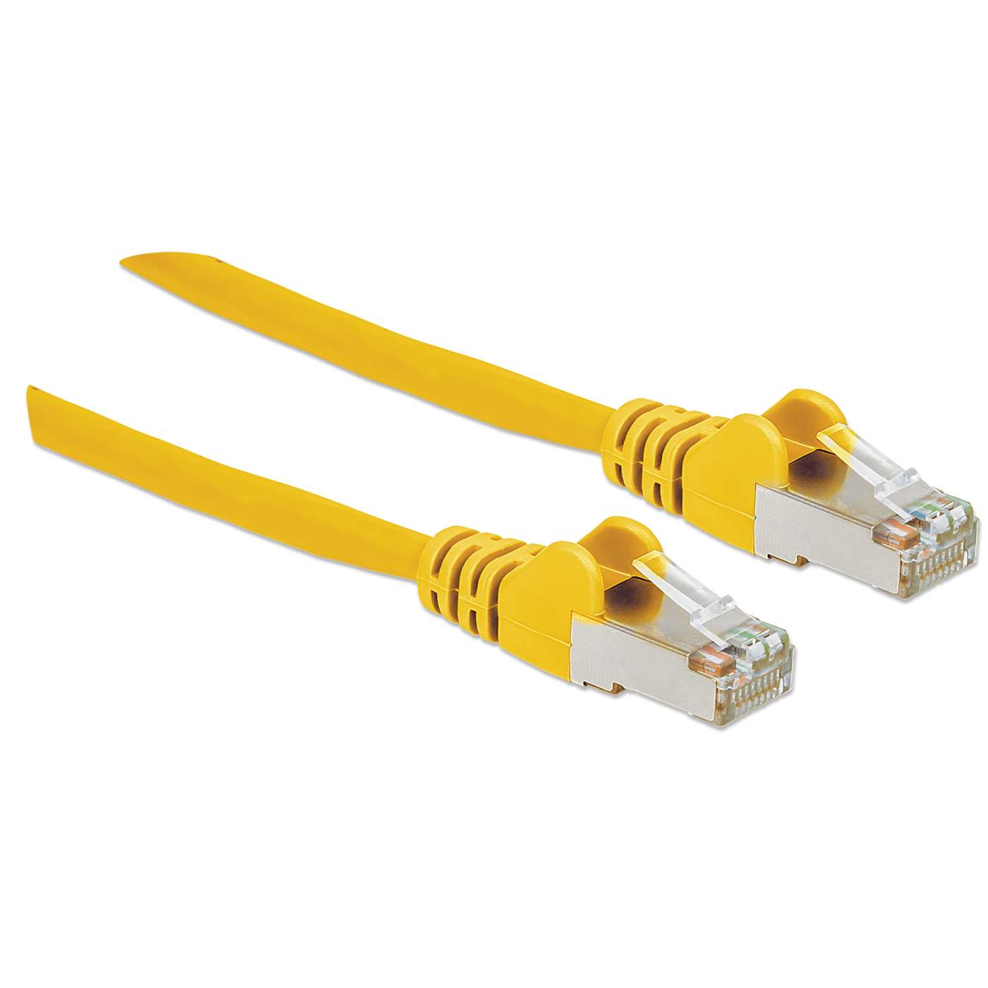 Cat6a S/FTP Network Patch Cable, 1 ft., Yellow Image 3