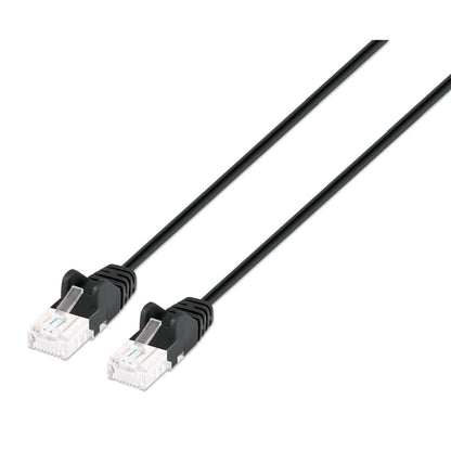Cat6a U/UTP Slim Network Patch Cable, 0.5 ft., Black Image 1