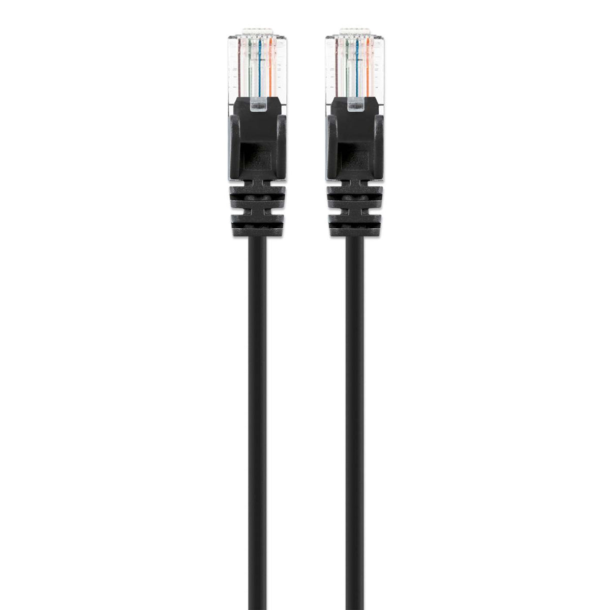 Cat6a U/UTP Slim Network Patch Cable, 1 ft., Black Image 4