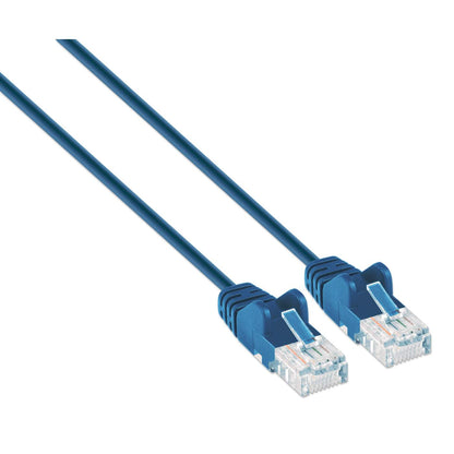 Cat6a U/UTP Slim Network Patch Cable, 10 ft., Blue Image 2