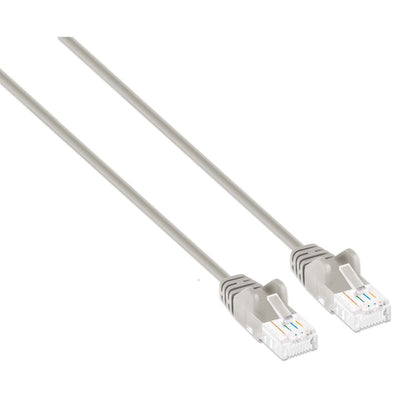 Cat6a U/UTP Slim Network Patch Cable, 3 ft., Gray Image 2