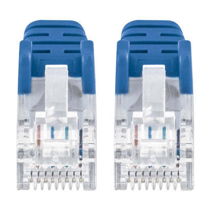 Cat6a U/UTP Slim Network Patch Cable, 7 ft., Blue Image 3