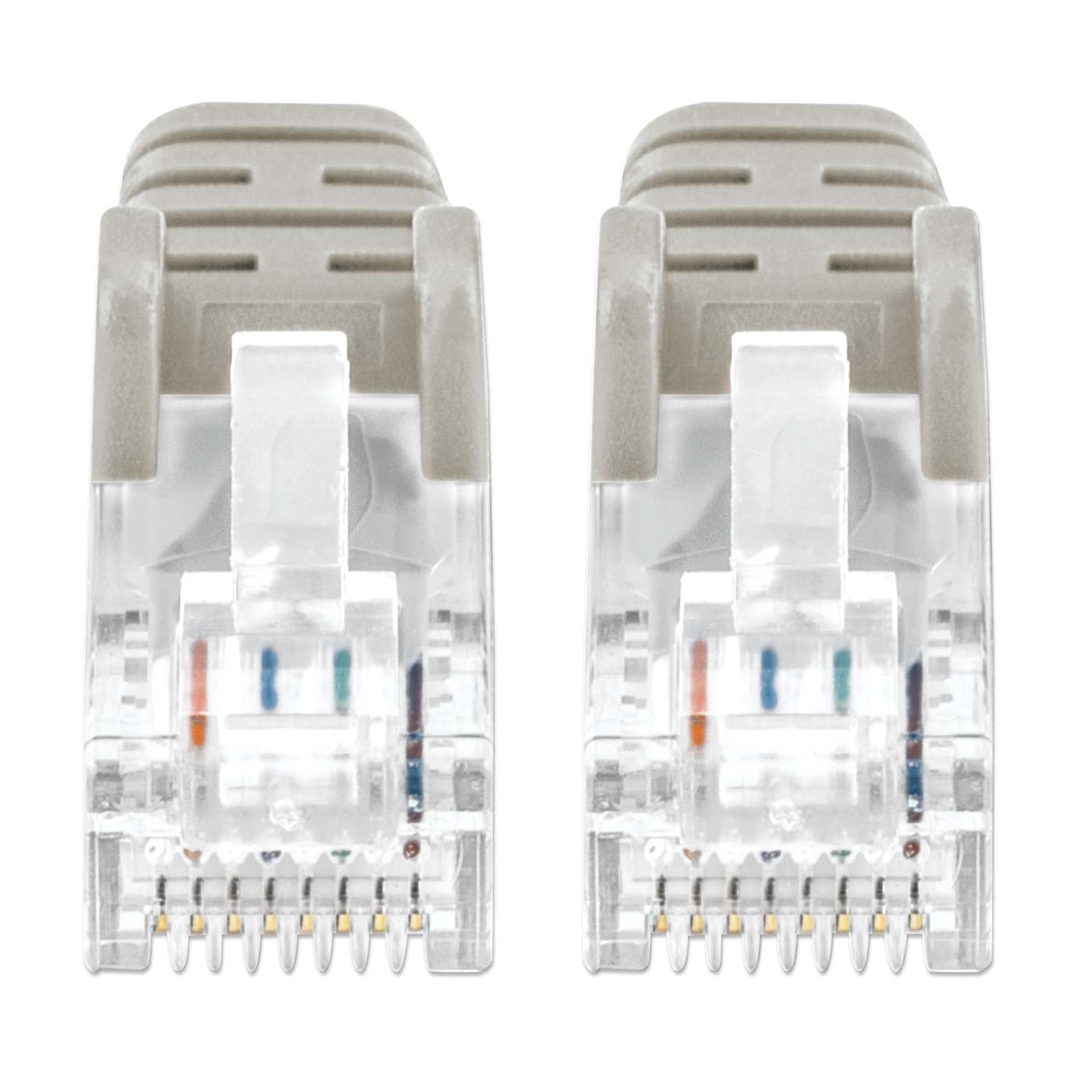 Cat6a U/UTP Slim Network Patch Cable, 7 ft., Gray Image 3