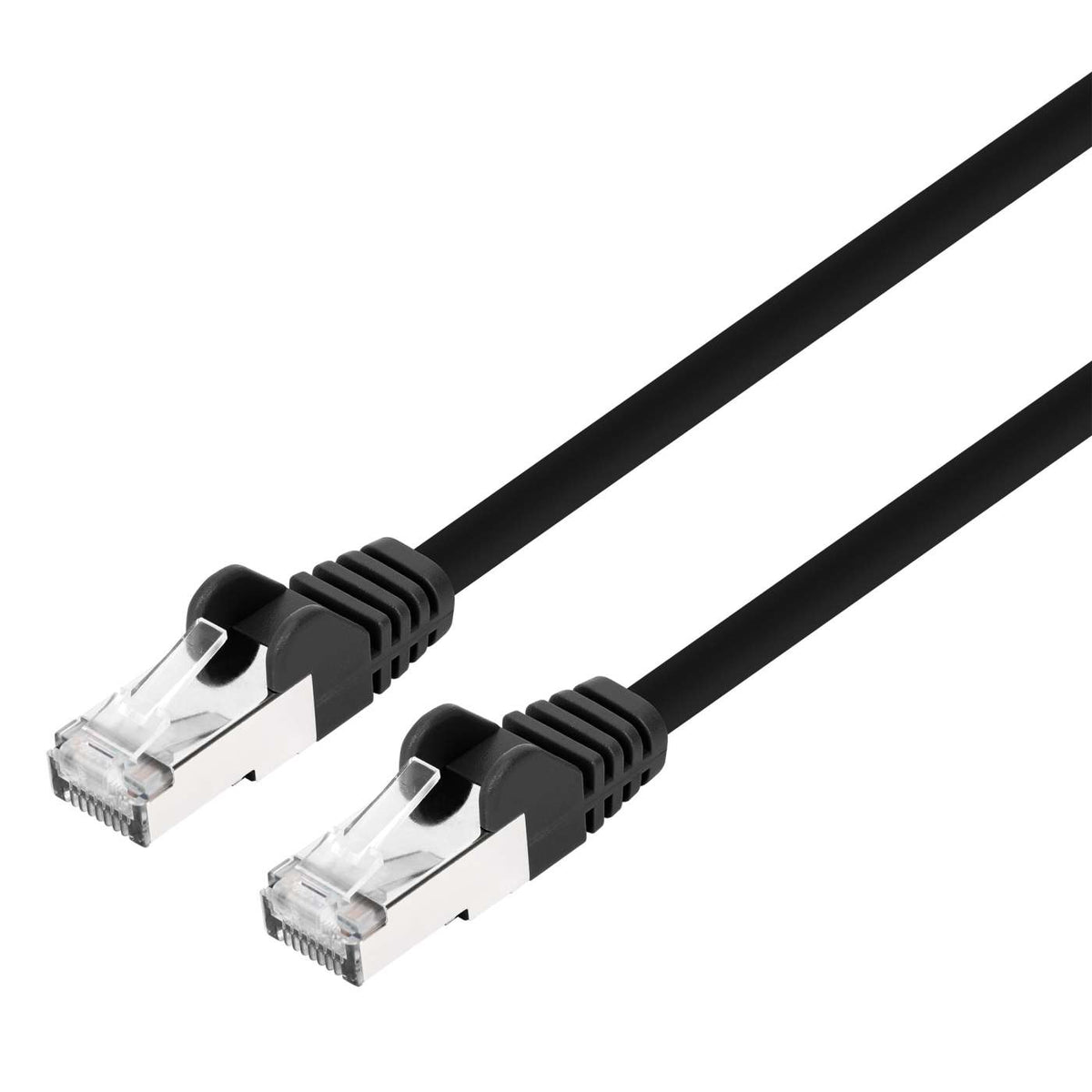 Cat8.1 S/FTP Network Patch Cable, 10 ft., Black Image 1
