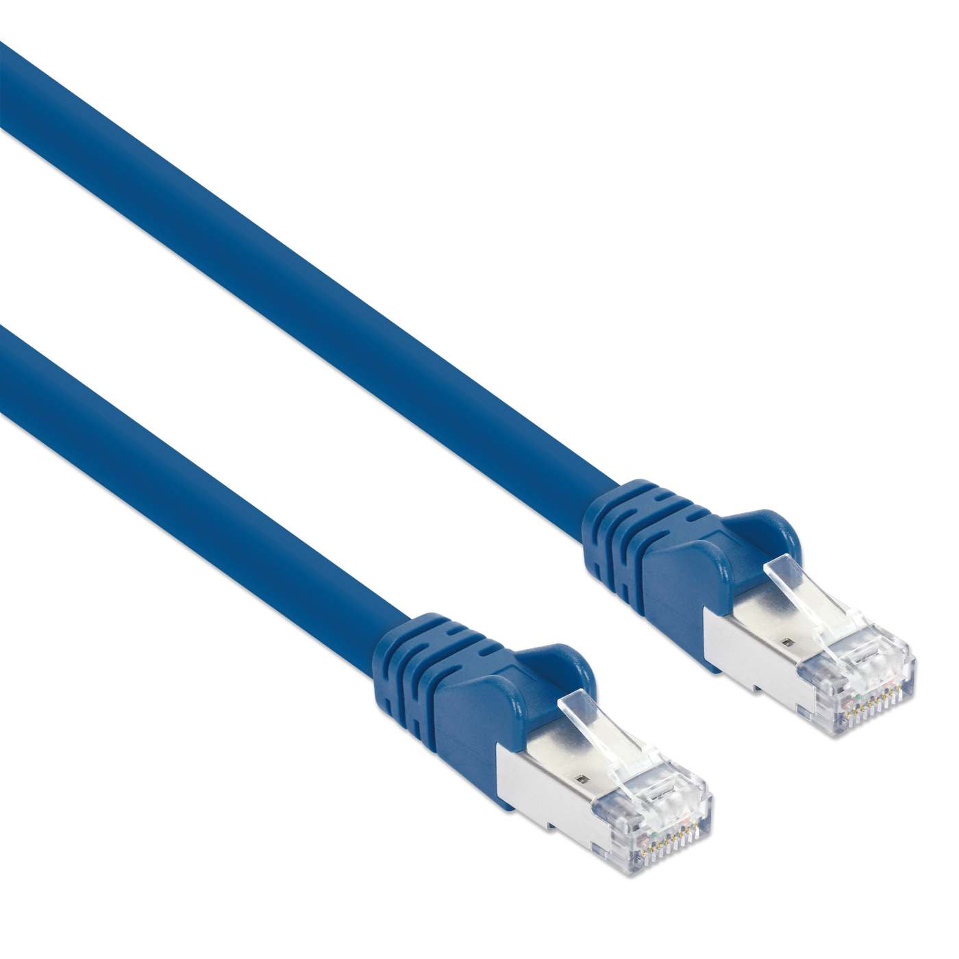 Cat8.1 S/FTP Network Patch Cable, 10 ft., Blue Image 2
