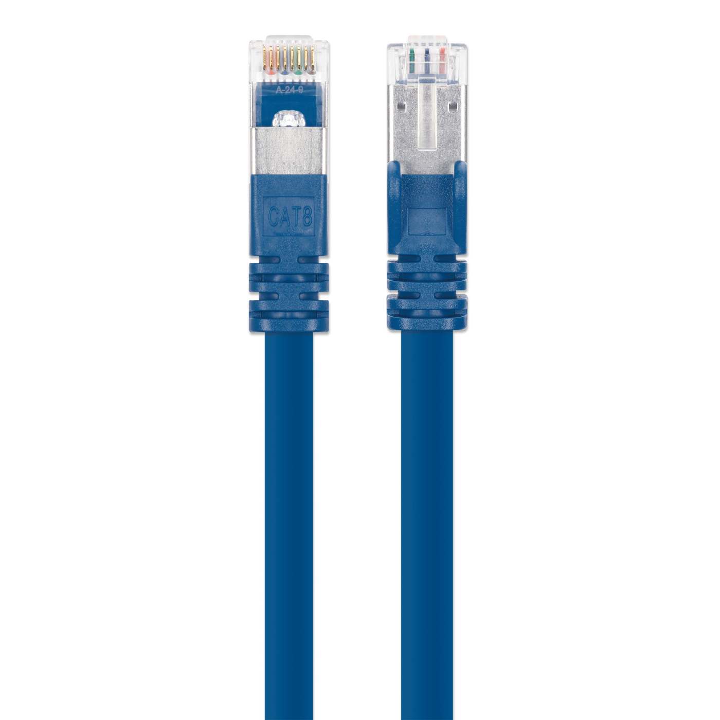 Cat8.1 S/FTP Network Patch Cable, 10 ft., Blue Image 4