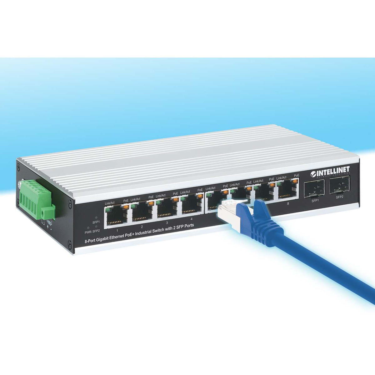 Cat8.1 S/FTP Network Patch Cable, 25 ft., Blue Image 5