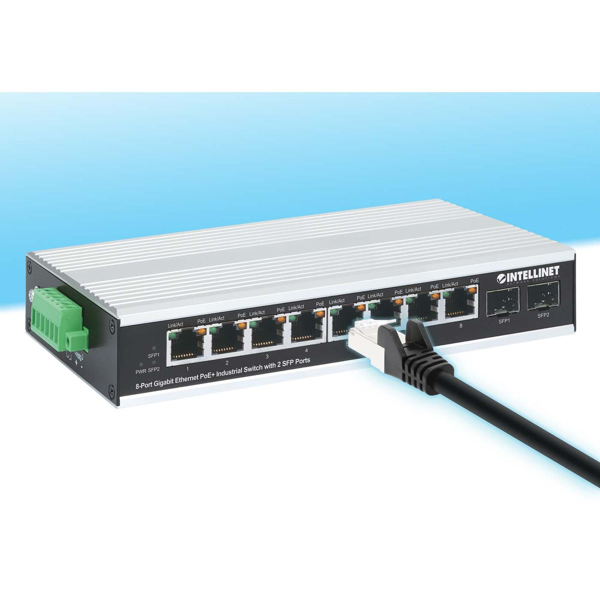 Cat8.1 S/FTP Network Patch Cable, 3 ft., Black Image 5