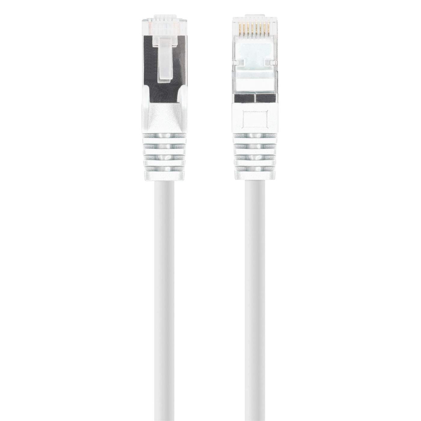 Cat8.1 U/FTP Slim Network Patch Cable, 0.5 ft., White, 10-Pack Image 5