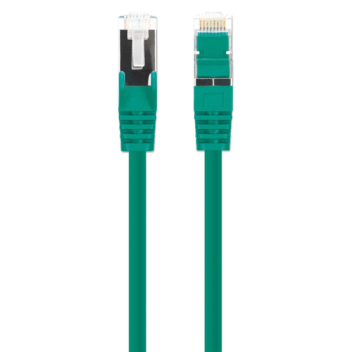 Cat8.1 U/FTP Slim Network Patch Cable, 1.5 ft., Green, 10-Pack Image 4