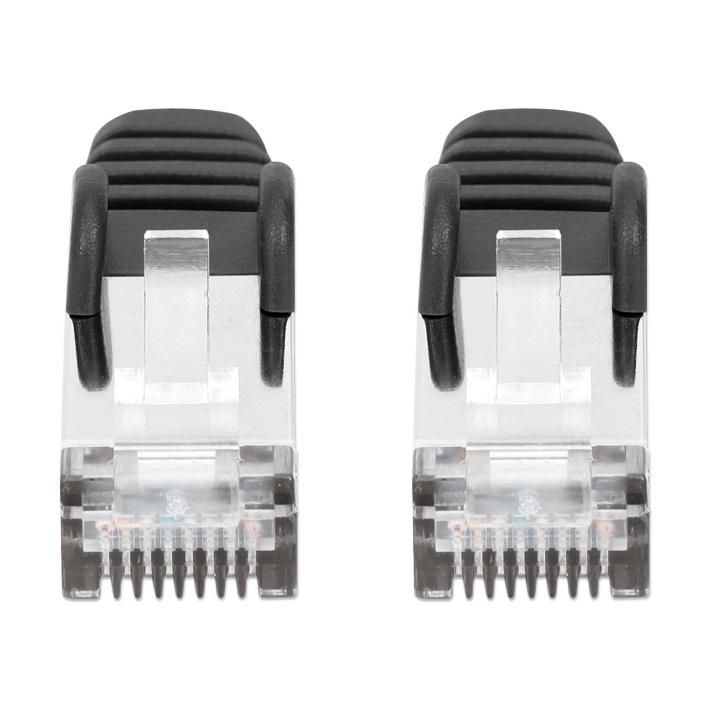Cat8.1 U/FTP Slim Network Patch Cable, 3 ft., Black, 10-Pack Image 5