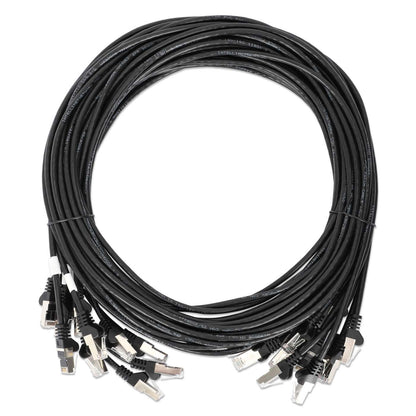 Cat8.1 U/FTP Slim Network Patch Cable, 3 ft., Black, 10-Pack Image 7