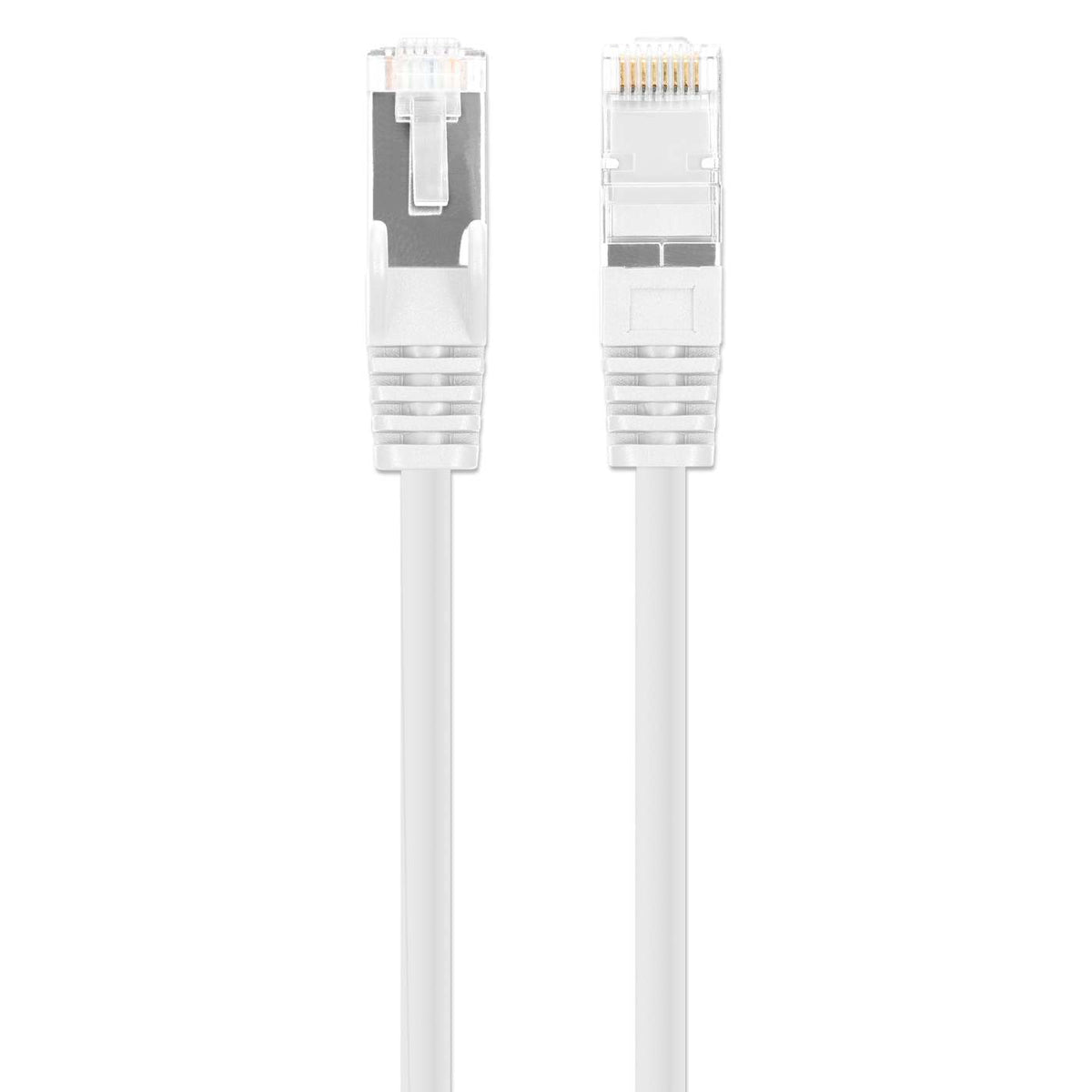 Cat8.1 U/FTP Slim Network Patch Cable, 3 ft., White, 10-Pack Image 4