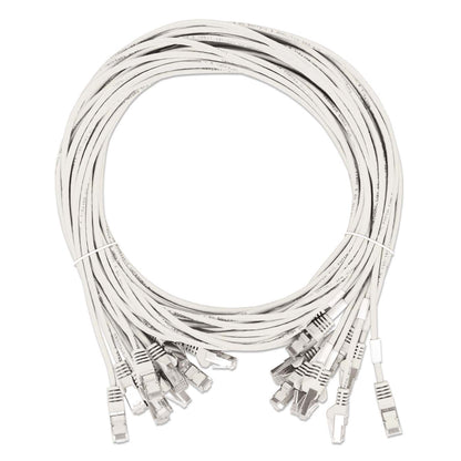 Cat8.1 U/FTP Slim Network Patch Cable, 3 ft., White, 10-Pack Image 7