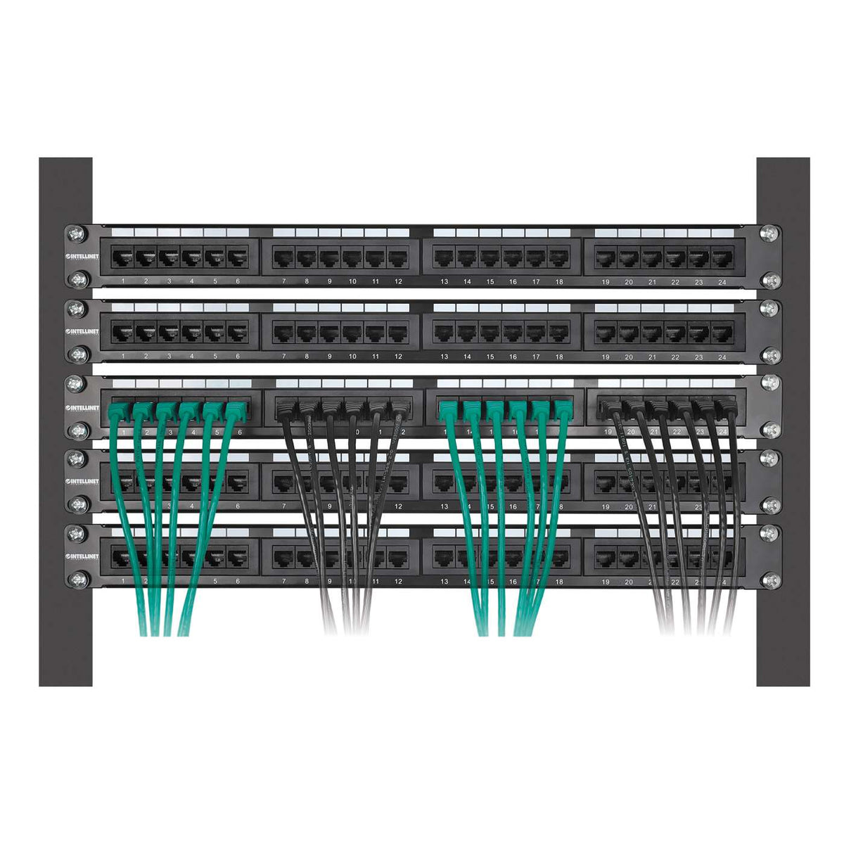 Cat8.1 U/FTP Slim Network Patch Cable, 7 ft., Green, 10-Pack Image 6