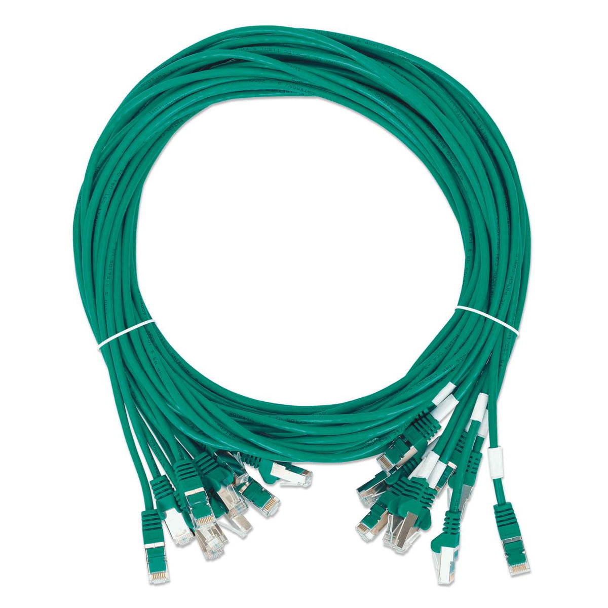 Cat8.1 U/FTP Slim Network Patch Cable, 7 ft., Green, 10-Pack Image 7