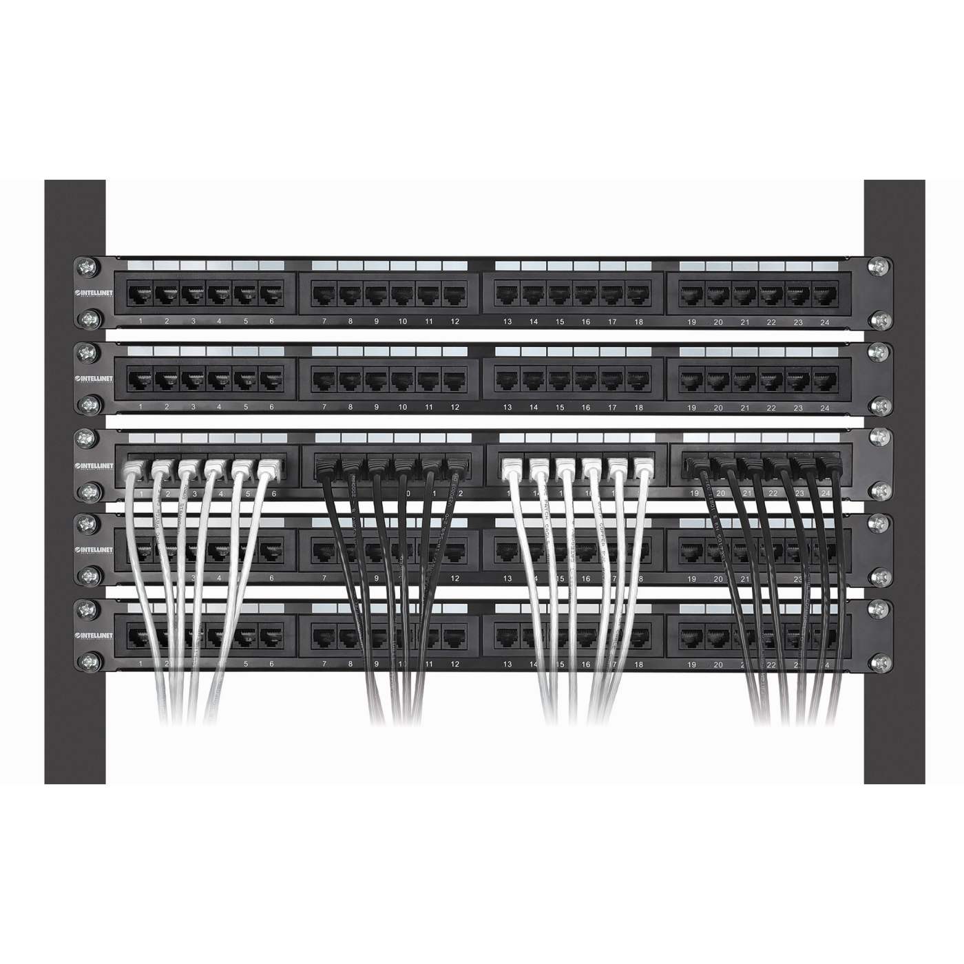 Cat8.1 U/FTP Slim Network Patch Cable, 7 ft., White, 10-Pack Image 7