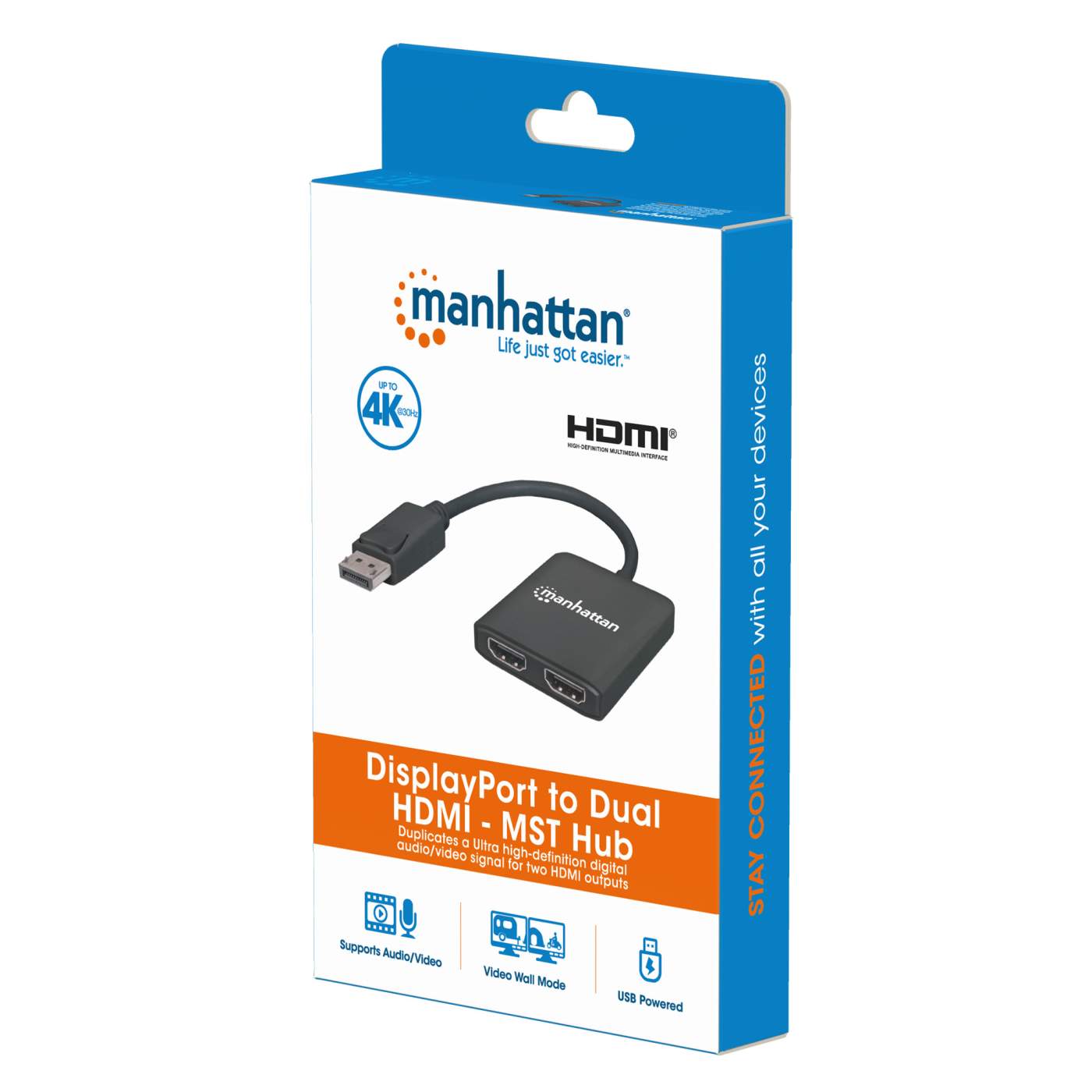 DisplayPort to Dual HDMI - MST Hub Packaging Image 2
