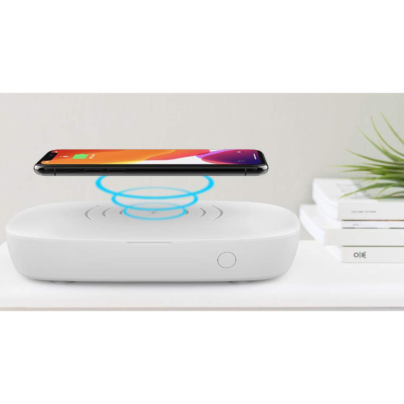 Fast 10 W Qi-Certified Wireless Charger for Mobile Phones, Storage Box Image 7