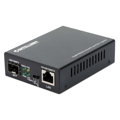 Gigabit Media Converter and PoE++ Injector Image 1