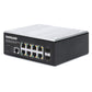 Industrial 8-Port Gigabit Ethernet PoE+ Layer 2+ Web-Managed Switch with 2 SFP Ports Image 1