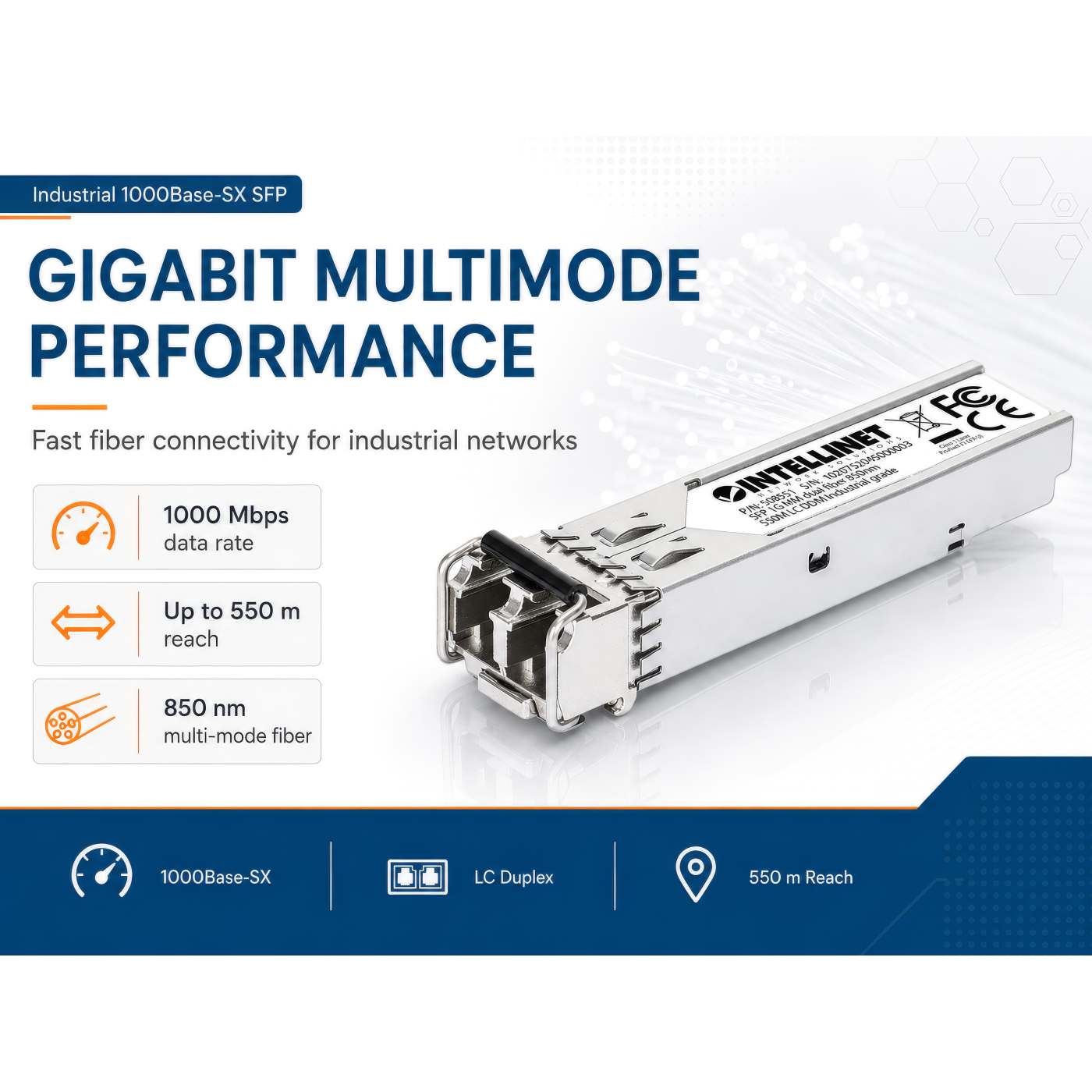 Industrial Gigabit Fiber SFP Optical Transceiver Module Image 8