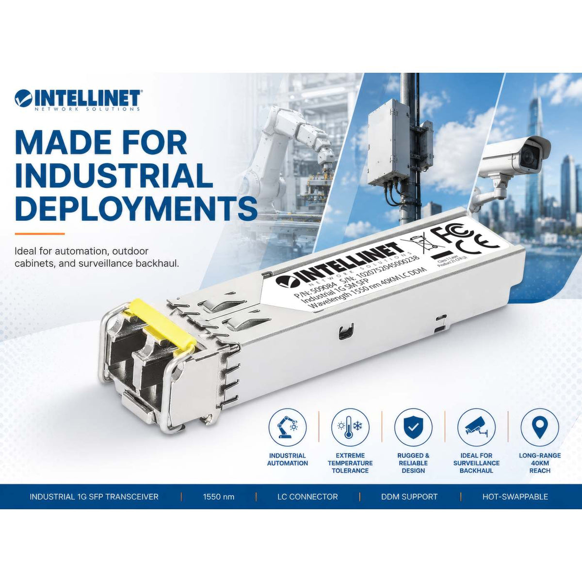 Industrial Gigabit Fiber SFP Optical Transceiver Module Image 7