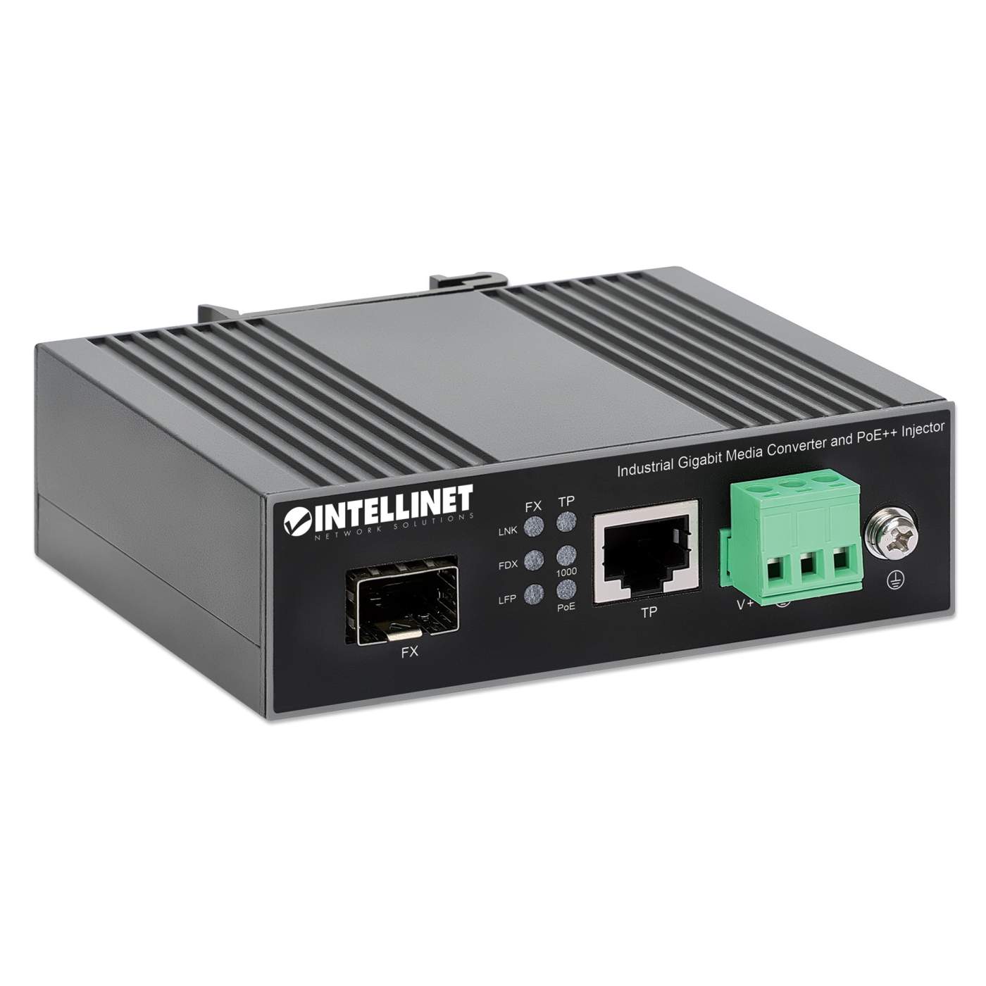 Industrial Gigabit Media Converter and PoE++ Injector Image 3