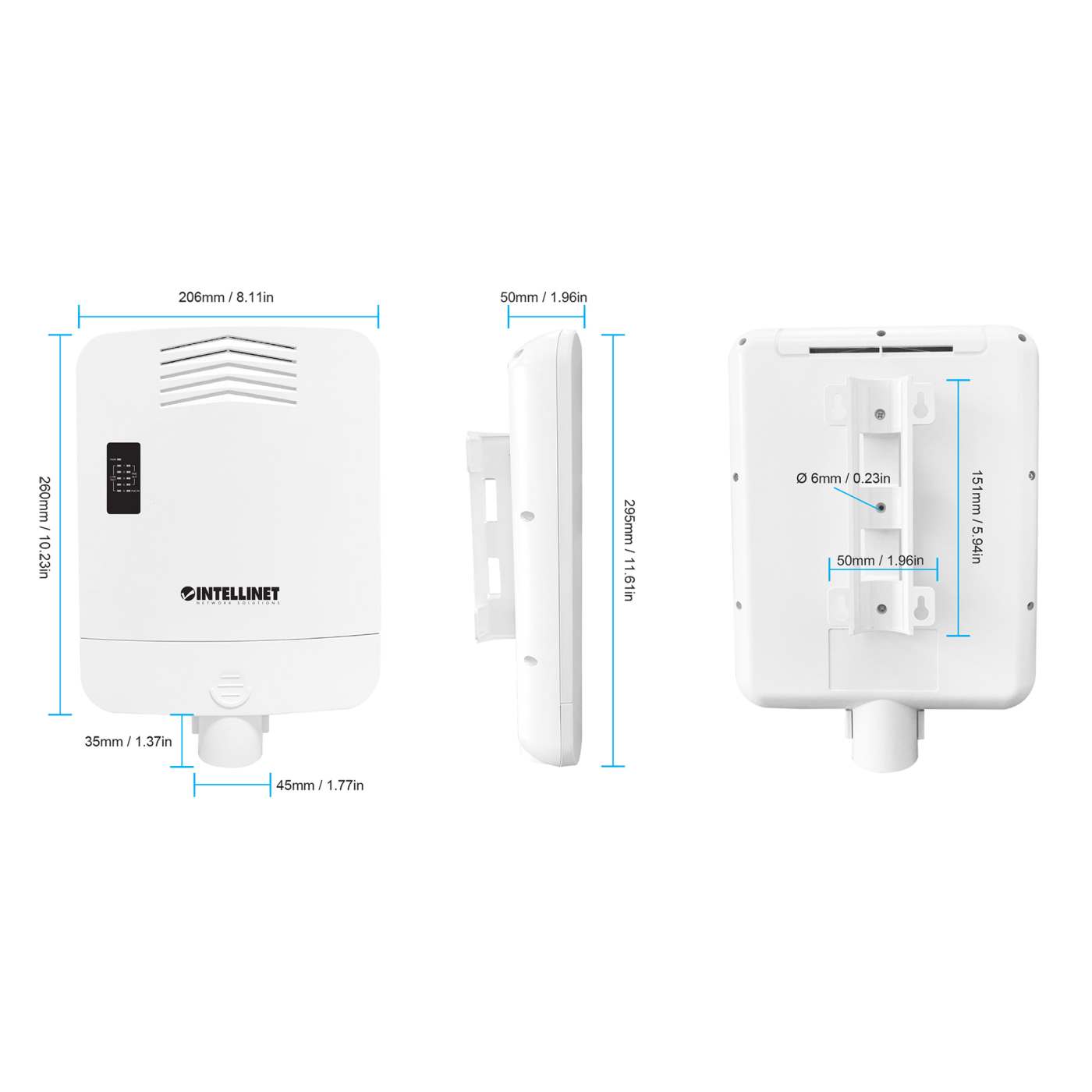 Outdoor PoE-Powered 5-Port Gigabit Switch with PoE Passthrough / 4-Port PoE+ Extender Image 11