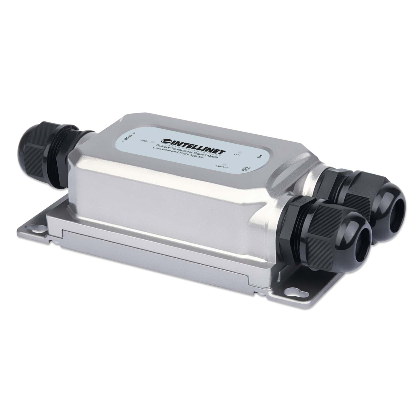 Outdoor Vandalproof Gigabit Media Converter and PoE+ Injector 30W Image 3
