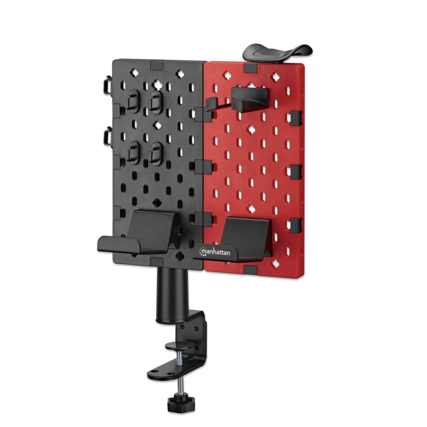 Pegboard Desktop Organizer and Accessory Holder Image 1