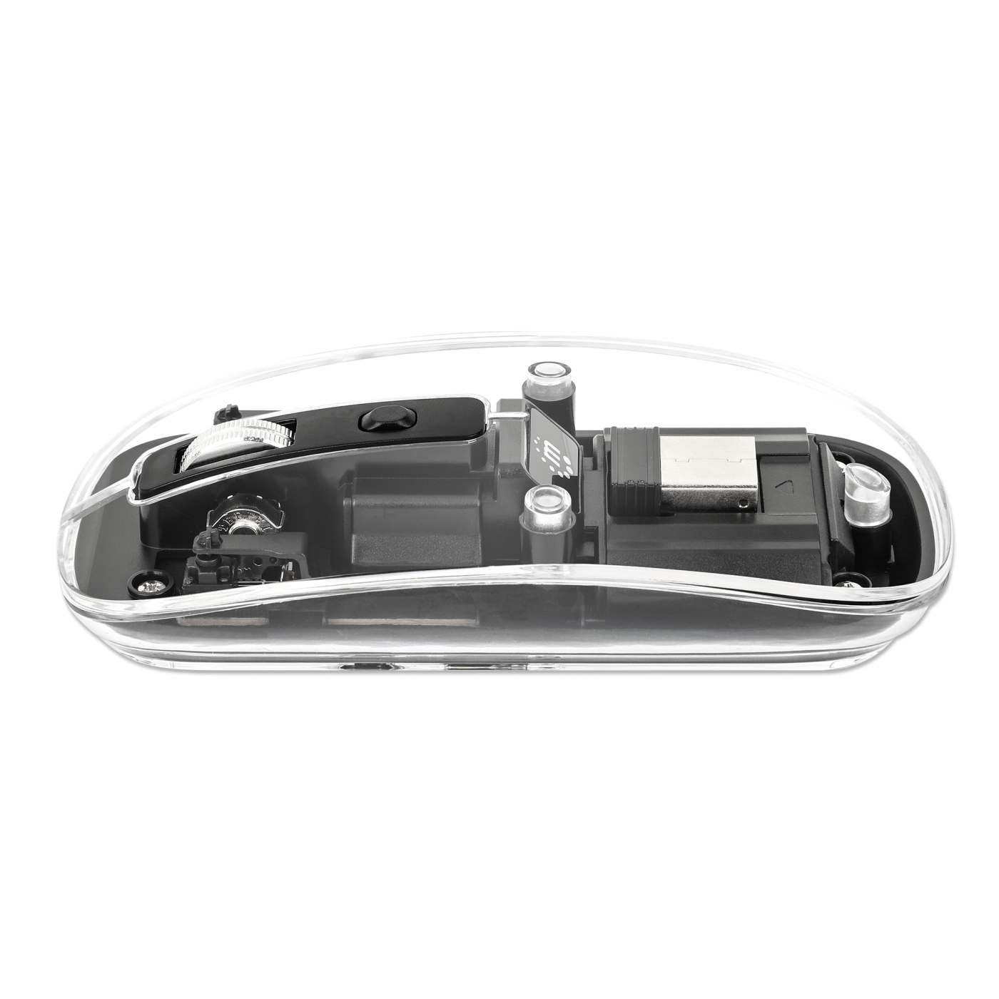 Transparent Rechargeable Wireless USB Mouse Image 11