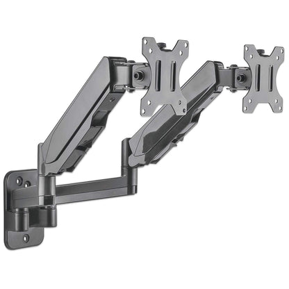 Universal Gas Spring Dual Monitor Wall Mount Image 5