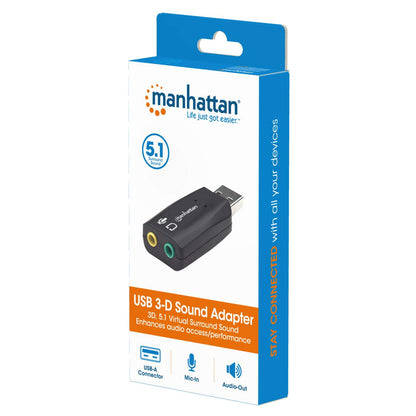 USB-A to 3.5 mm Audio Adapter Packaging Image 2