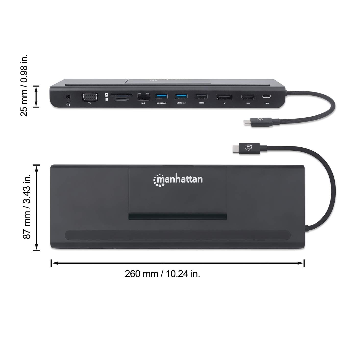 USB-C 11-in-1 Triple-Monitor Docking Station with MST Image 11