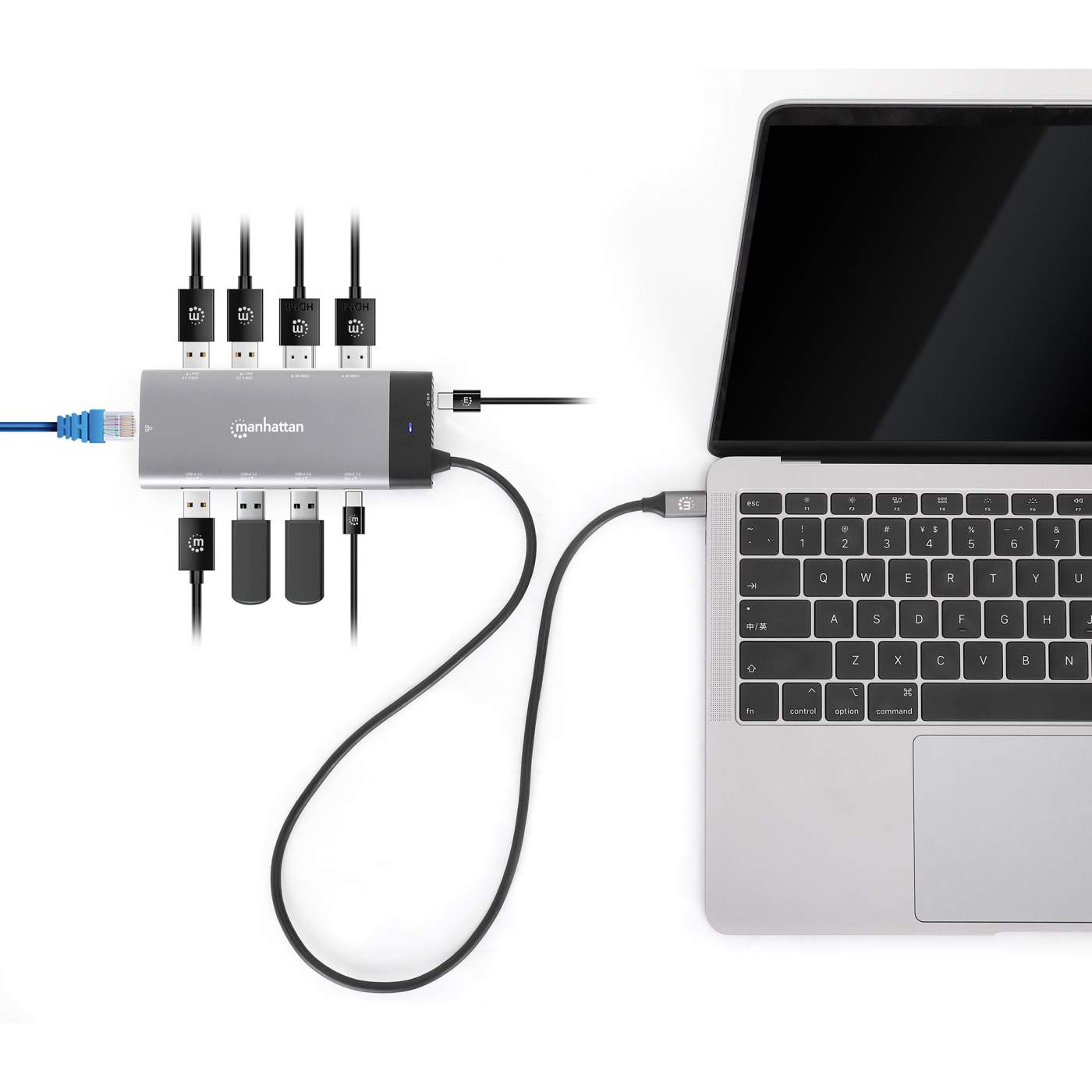 USB-C PD 10-in-1 Dual Monitor 8K Docking Station / Multiport Hub Image 8
