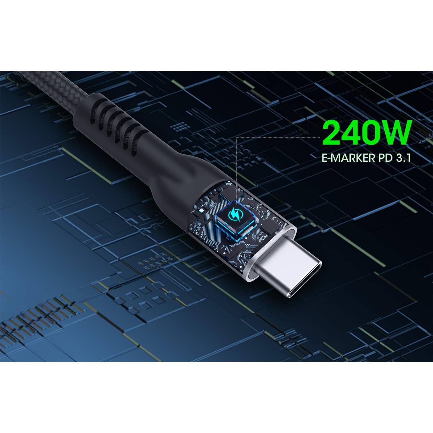 USB4 Type-C 40 Gbps 8K Video and 240 W EPR Charging Cable / PD 3.1 Image 11
