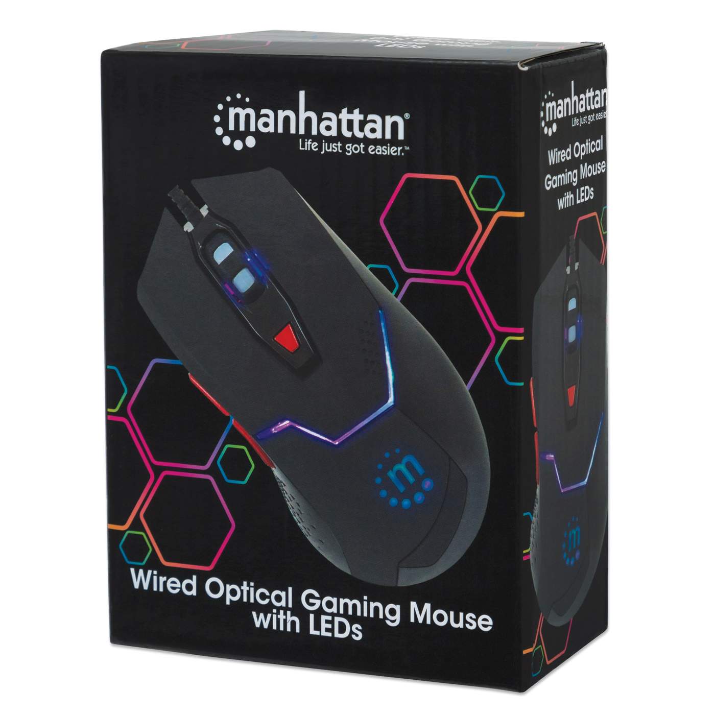 Wired Optical Gaming Mouse with LEDs Packaging Image 2