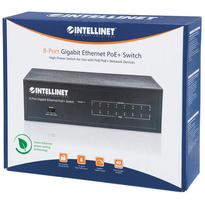 8-Port Gigabit Ethernet PoE+ Switch Packaging Image 2