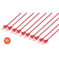 Cat6 U/UTP Slim Network Patch Cable, 10 ft., Red, 10-Pack Image 1