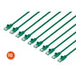Cat6 U/UTP Slim Network Patch Cable, 14 ft., Green, 10-Pack Image 1