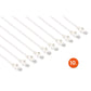 Cat6 U/UTP Slim Network Patch Cable, 1.5 ft., White, 10-Pack Image 2